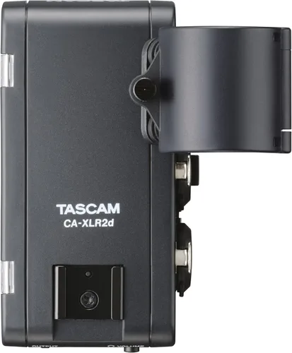 Vista 4 de Tascam Kit analógico XLR adaptador de micrófono para cámaras sin espejo, negro (CA-XLR2d-AN)