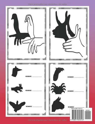 Vista 2 de Sombras de Manos para Niños Hacer animales con ilustraciones Títeres de sombra de mano (Actividades divertidas para niños). (Spanish Edition)