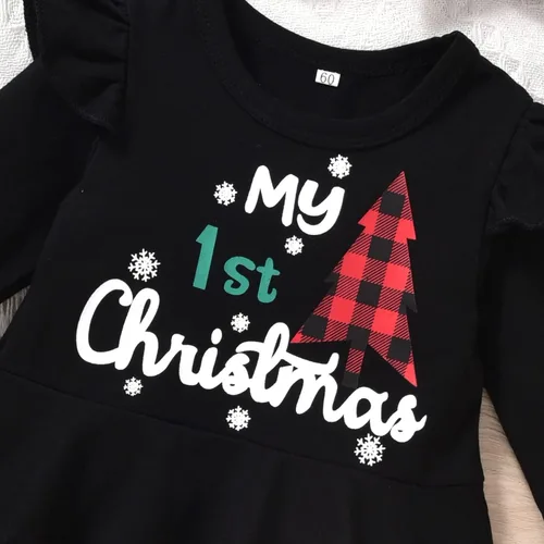 Vista 7 de Aalizzwell Traje de Navidad para bebés y niñas