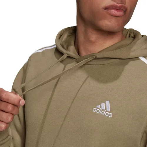 Vista 5 de adidas Sudadera con capucha Standard Essentials Fleece de 3 rayas para hombre