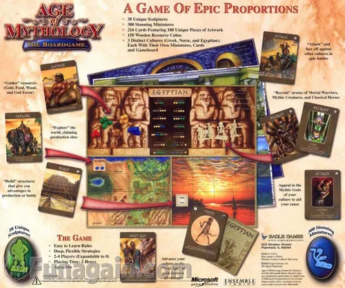 Vista 2 de Age of Mythology, el juego de mesa