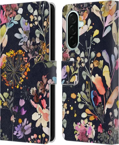 Vista 109 de Head Case Designs Officially Licensed Ninola Beige Wild Grasses Leather Wallet Case Compatible with Samsung Galaxy A07 4G