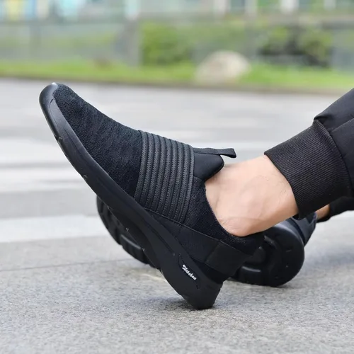 Vista 2 de TIOSEBON Mocasines ligeros sin cordones para hombre, cómodos tenis