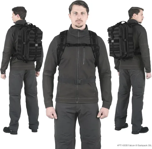 Vista 3 de Maxpedition Mochila Falcon-III™ (negro)