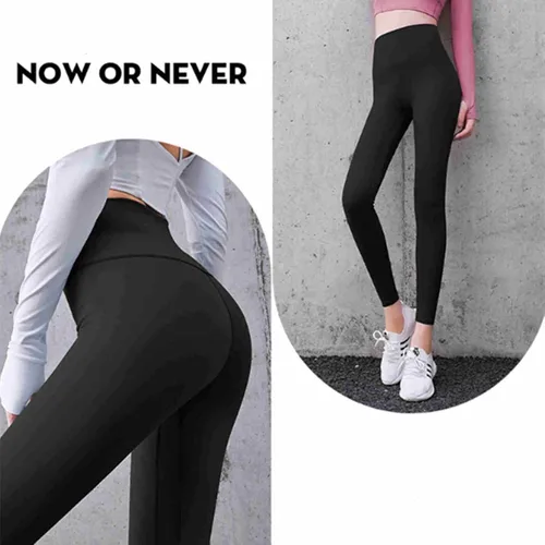 Vista 2 de ZHAOXIAN Pantalones de yoga de cintura alta con bolsillos, control de abdomen, pantalones de entrenamiento para mujer, leggings de yoga elásticos