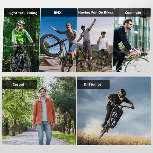 Vista 6 de Zapatos de ciclismo de montaña MTB para hombre, con pedales planos, adecuados para montar en bicicleta de montaña DH, enduro, cross, trail, BMX