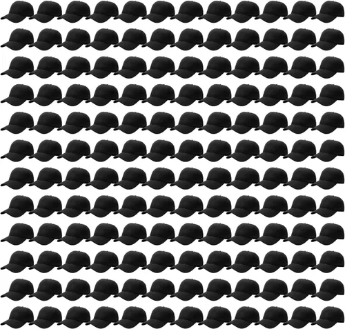 Vista 57 de Falari - 24/144 unidades de gorra de béisbol unisex, lisa y de tamaño ajustable, venta al por mayor Paquete de 144 verde militar