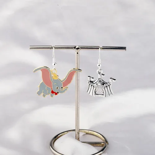 Vista 4 de AKTAP Funny Fly Elephant Inspired Zipper Charm for Hand Bag Purse Fly Elephant Pendant for DIY Jewelry Making