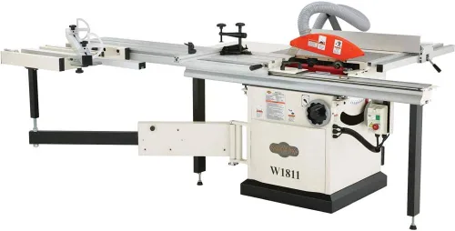 Vista 2 de Shop Fox W1811 - Sierra de mesa deslizante de 10 pulgadas y 5 HP