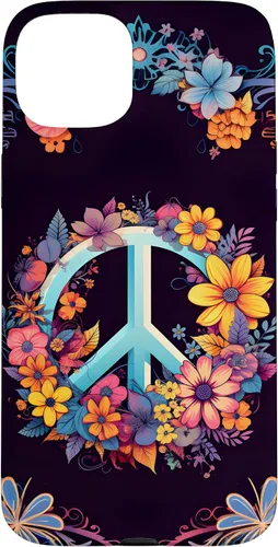 Vista 9 de Boho Floral Peace Sign Case for iPhone 17