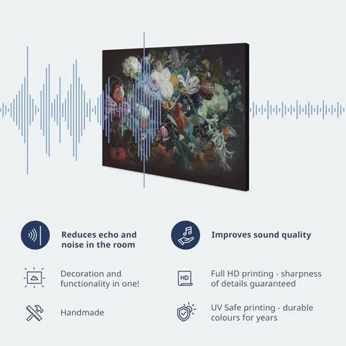 Vista 2 de artgeist Lienzo acústico para pared, diseño de África, 40 x 20 pulgadas, 5 piezas con impresión de sonido de espuma acústica, sala de arte de África