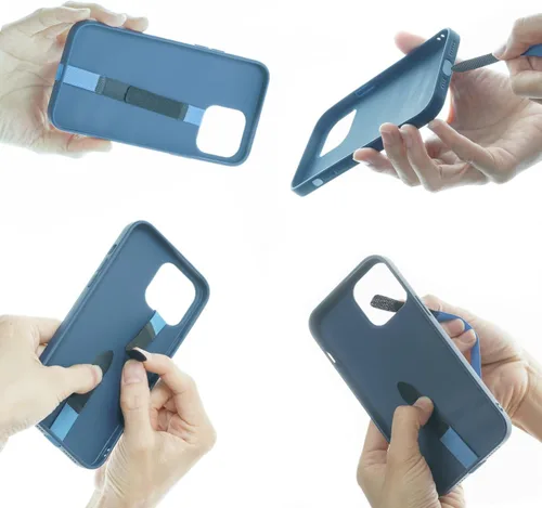 Vista 9 de TFY Correa elástica para teléfono, agarre universal delgado para el dedo, soporte antideslizante para teléfono celular, se adapta a la mayoría