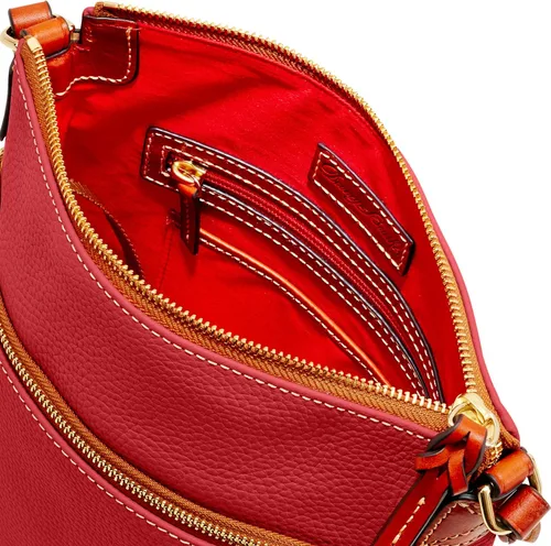 Vista 3 de Dooney & Bourke - Bolsa tipo bandolera de cuero flor de guijarro