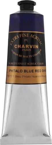 Vista 75 de Charvin Pintura acrílica profesional extrafina – verde absenta, tubo de 2.1 fl oz, pigmentos de triple fresado, resistente a la luz, pinturas
