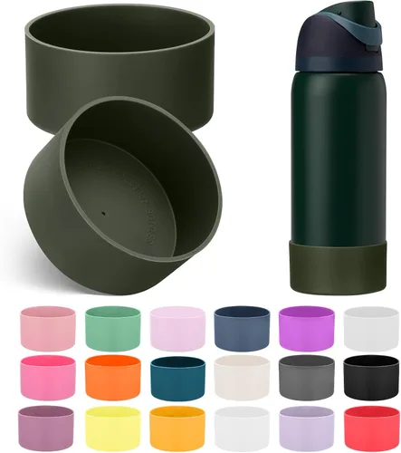 Vista 19 de Mity rain Bota de silicona 2PCS para botella de agua Owala FreeSip Malvavisco tímido