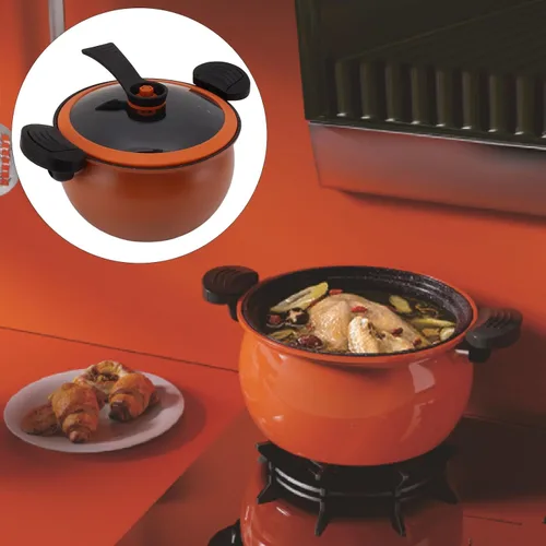 Vista 2 de Olla de presión micro de cerámica multifuncional eficiente 7L para cocinar rápidamente utensilios de cocina caseros