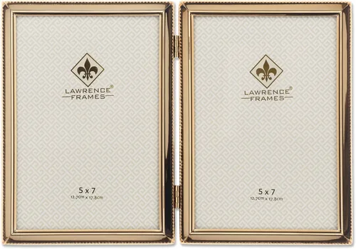 Vista 26 de Lawrence Frames - 11723 Marco de fotos clásico con cuentas, 2.5 x 3.5, dorado