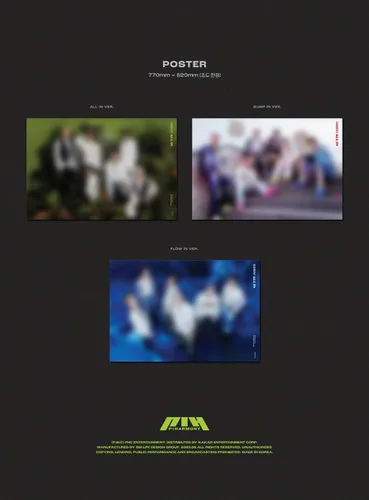 Vista 8 de P1HARMONY HARMONY ALL IN 6th Mini álbum (ALL IN + BUMP IN + FLOW IN - Juego de 3 ver + 3 póster plegado de primera prensa) K-POP sellado