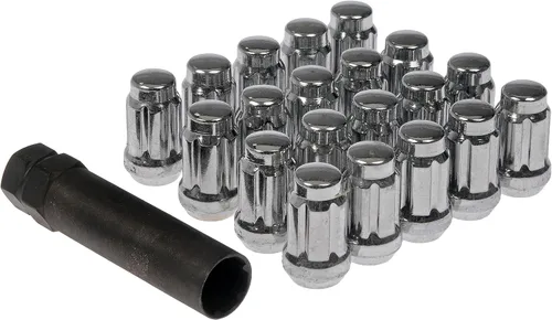 Vista 5 de Dorman 711-355 Tuercas de bellota cromadas M12-1.50 compatibles con modelos seleccionados, paquete de 20