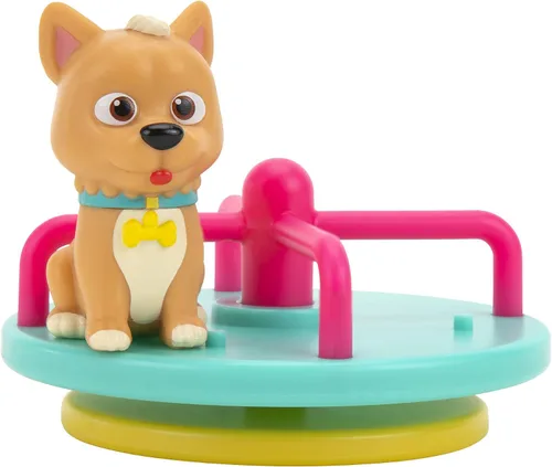 Vista 5 de Deluxe Pop n' Play House de CoComelon - Casita plegable con JJ, el papá de JJ, Bingo el cachorro y accesorios para la casita - Juguetes para niños