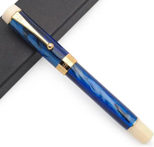 Vista 16 de JINHAO 100 - Pluma estilográfica con convertidor de tinta (punta media, 0.028 in, rojo cereza)