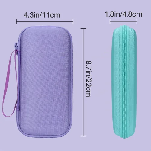 Vista 8 de Lebakort Funda rígida compatible con Texas Instruments TI-84 Plus CE/TI-84 Plus/TI-84 Evo/TI-Nspire CX II CAS/TI-Nspire CX II/TI-83 Estuche Iris