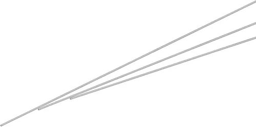 Vista 7 de uxcell Tubo capilar de acero inoxidable 304, OD 0.020 in x 0.004 in pared gruesa 11.811 in longitud tubo de metal para maquinaria industrial, 2