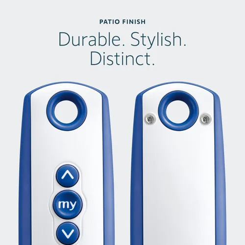 Vista 3 de somfy Telis 4 RTS Control remoto de patio – 5 canales – Control remoto de repuesto para persianas y persianas de exteriores – Mi función programable