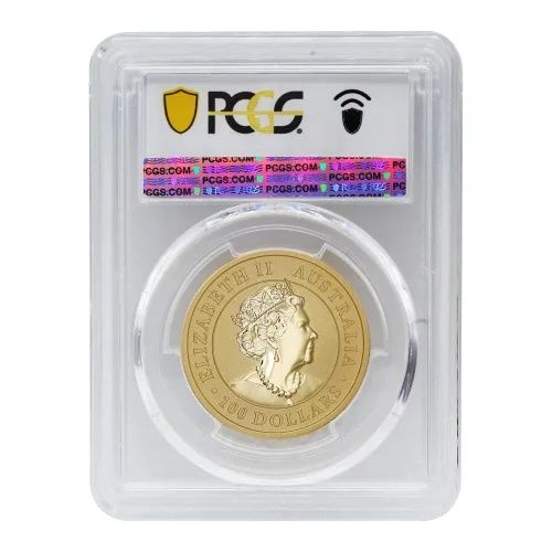 Vista 2 de 1987 AU hasta el presente 1 onza Canguro de Oro Australiano GemUnc (Año aleatorio) $100 Gem Unc. PCGS