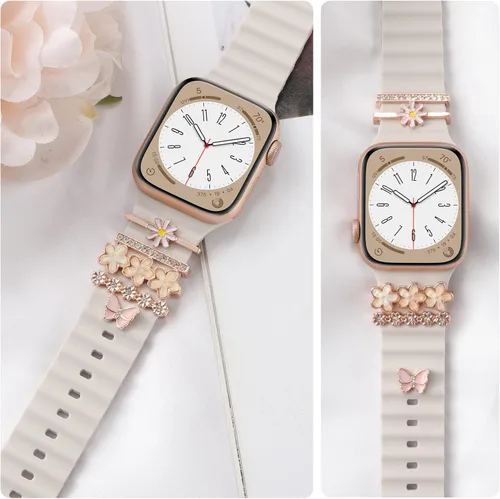 Vista 3 de Anillos decorativos compatibles con Apple Watch de 1.496 pulgadas, 1.575 pulgadas, 1.614 pulgadas, 1.654 pulgadas, 1.732 pulgadas, 1.772 pulgadas