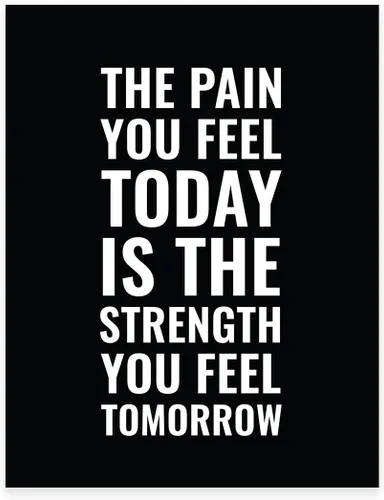 Vista 11 de Andaz Press Colección de arte de pared Gym Fitness, 8.5 x 11 pulgadas, impresión de póster con texto en inglés "A Year From Now You Will Wish You