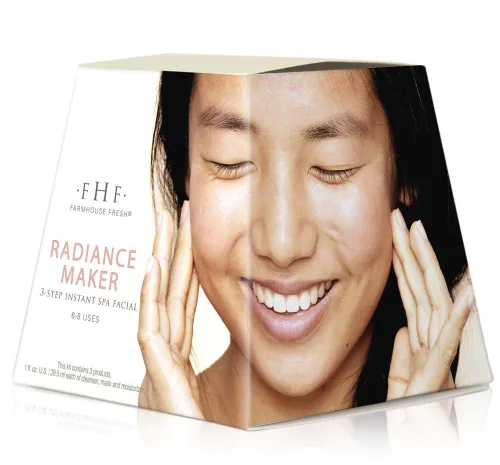 Vista 3 de FarmHouse Fresh Radiance Maker - Spa facial instantáneo de 3 pasos, 3