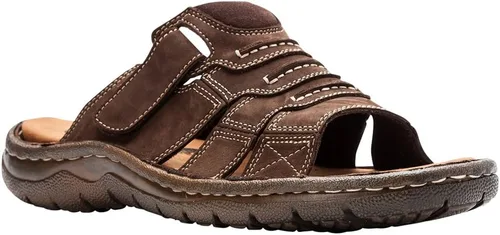Vista 2 de Propet Jace Slide Sandalias para hombre, color café