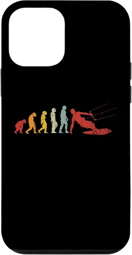 Vista 12 de iPhone 15 Retro Kitesurf Kite Surfer Evolution Boarding Ape Kitesurfer Case