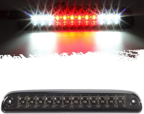 Vista 9 de Partsam Luz de freno de montaje alto LED de tercera luz de freno de repuesto para F250 F350 F450 F550 1999-2016/Ranger/serie B Tercera luz de freno