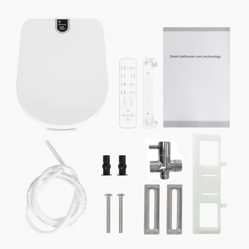 Vista 8 de YOURLITE Asiento de inodoro electrónico inteligente con secado al aire caliente, bidé de asiento con calefacción con boquilla de autolimpieza