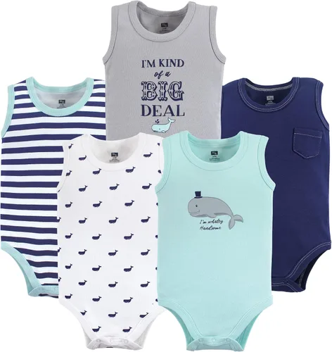 Vista 7 de Hudson Baby Mamelucos sin mangas unisex de algodón para bebé Béisbol