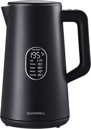 Vista 11 de Tetera eléctrica de 1,5 L, control de temperatura, color blanco Blanco crema