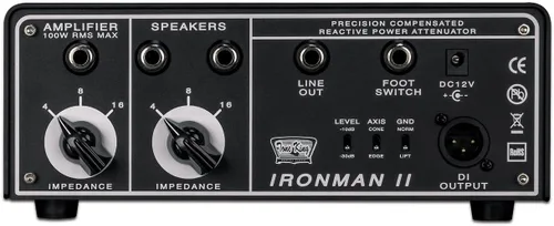 Vista 2 de Tone King Atenuador de potencia reactiva Ironman II de 100 vatios