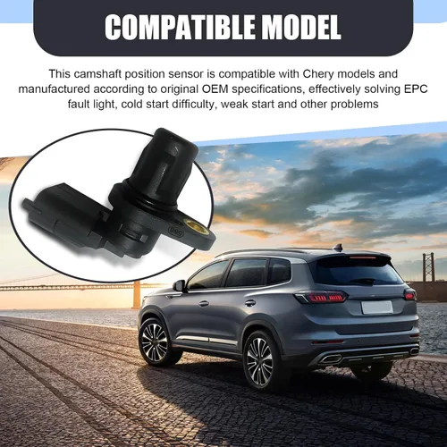 Vista 4 de Sensor de posición del árbol de levas del motor de automóvil, enchufe automático resistente a altas temperaturas enchufar y usar, ajuste perfecto