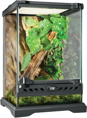 Vista 9 de Kit de terrario de vidrio Exo Terra, para reptiles y anfibios, Nano, 8 x 8 x 8 pulgadas, PT2599A1