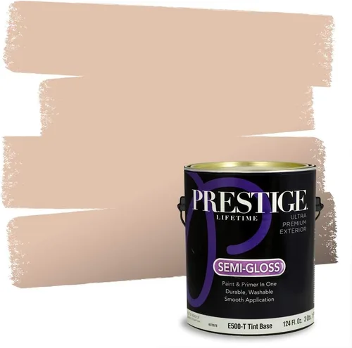 Vista 14 de PRESTIGE Pintura exterior e imprimación en uno, bronceado Aberdeen, plano, 1 galón