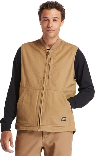 Vista 9 de Timberland PRO Chaleco de lona con forro Gritman estándar para hombre
