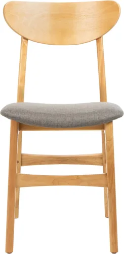 Vista 20 de Safavieh Home Lucca - Silla de comedor con cojín retro natural y blanco, juego de 2 natural / blanco