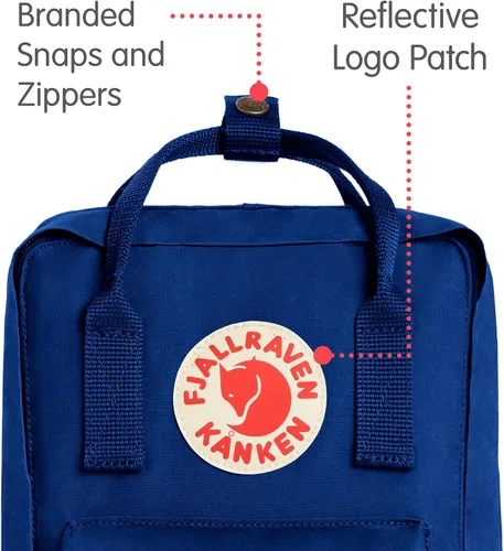 Vista 2 de Fjallraven Kanken Classic - Mochila pequeña para el día a día, Kånken Mini, talla única , Azul Oscuro