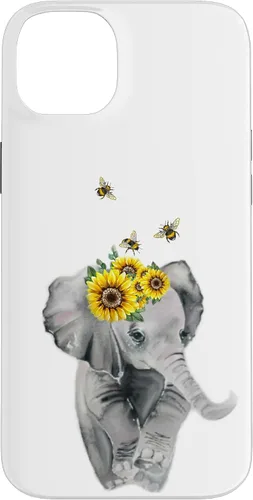 Vista 15 de Elephant Bumble bee - Sunflower Animal Lover Honey Bees Case for iPhone 17
