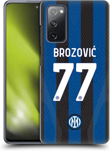 Vista 9 de Head Case Designs Officially Licensed Inter Milan Lautaro Martínez 2022/23 Players Home Kit Hard Back Case Compatible with Samsung Galaxy S20 FE / 5G