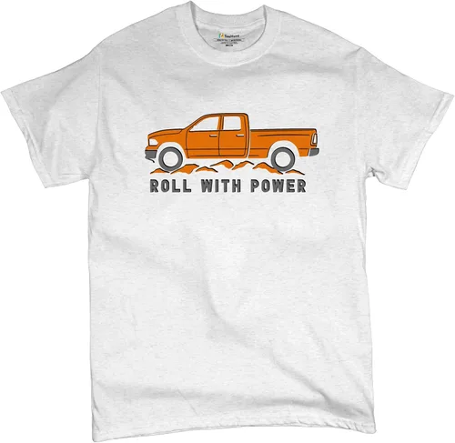Vista 69 de Tee Hunt Camisetas gráficas y camisetas sin mangas para hombre Roll with Power Pickup Truck