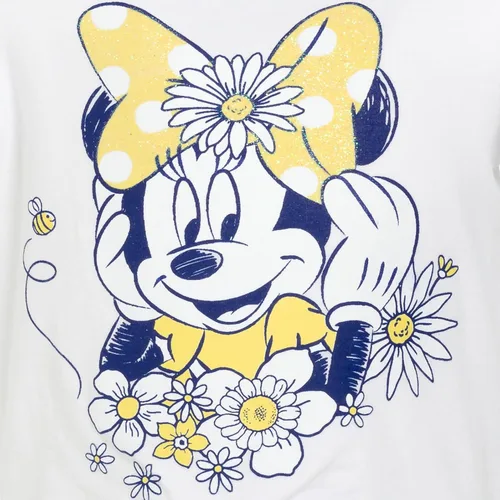 Vista 4 de Disney Minnie Mouse - Conjunto de camiseta y pantalones cortos para niñas pequeñas