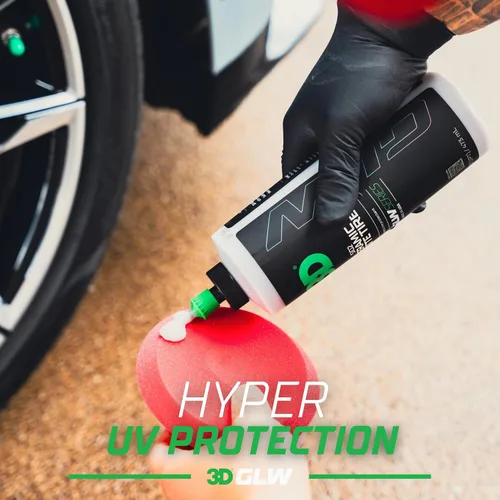 Vista 5 de 3D GLW Series SiO2 - Brillo de neumáticos de cerámica mate Protector de neumáticos con acabado mate profundo Hidrófobo y resistente a los rayos